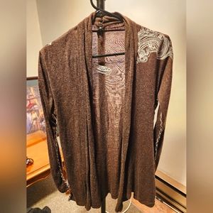 Embroidered cardigan Lg